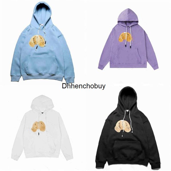 

3a 2022 mens designer angel hoodie sweater sweatshirts streetwear t shirt loose lovers luxury pa palms jumper women hoody hooded sweatshirt, Black