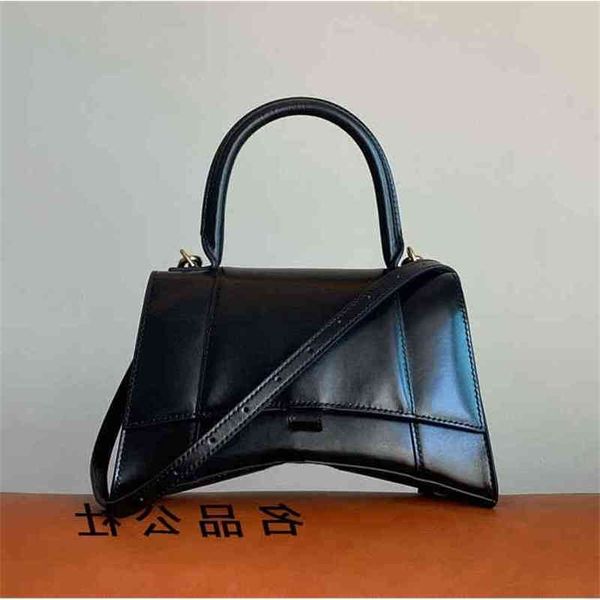 

designer handbags balenciga b paris quality italy luxury bags calf crocodile small hand women's single diagonal hourglass shoulder cros
