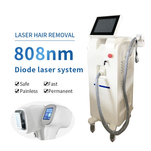 

salon use 755nm 808nm 1064nm laser hair removal machine diode epilator skin rejuvenation device