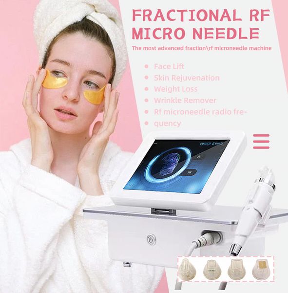 

microneedle rf facial wrinkles beauty items fractional design handle gold mrico machine facial care body lifting acne scars stretch marks re