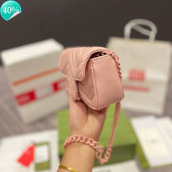 

designer evening bag new shoulder mini hand chain luxury digner brand fashion bags hands women busins letter purse phone commercial cross bo
