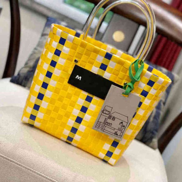 

totes shopping bags tote thai food basket hand woven large capacity spring and summer vacation style portable crossbody handbags 220613