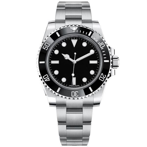 

simple mens watches 43mm business watch stainless steel automatic mechanics sapphire casual luminous mens watch colorblack green231v, Slivery;brown