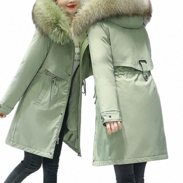 

women's down & parkas 2021 winter hooded long sleeve coat clothes women thick warm feminino puffer jacket harajuku feminina zipper cha, Black