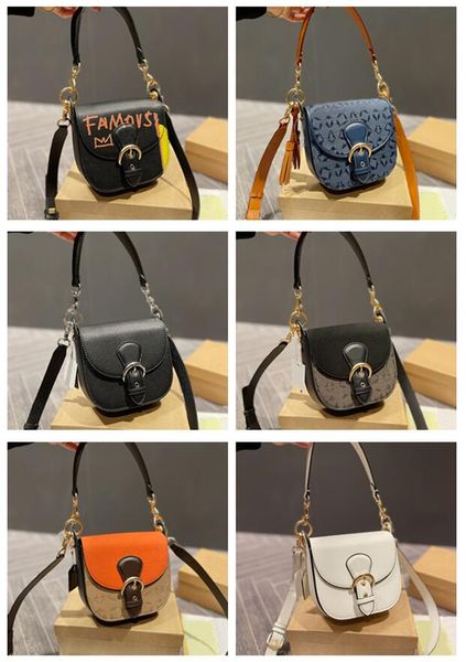 

tz ladies bags luxury handbag long and short double straps fashion vintage flap cover handbags women 6 colors small saddle shoulder crossbod