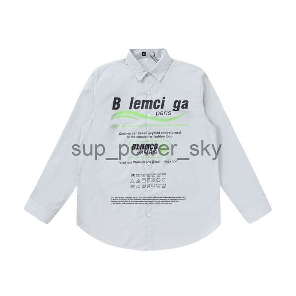 

mens t-shirts designer original balencaigass tee high version early autumn new environmental protection cola wave letter printing women loos, White;black