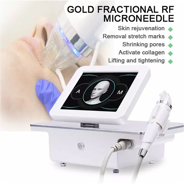 

gold fractional rf microneedling machine radio frequency microneedling beauty anti-acne micro-needle skin lifting anti-wrinkle stretch mark