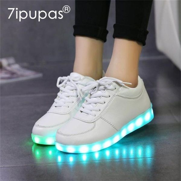 

27-44 led slippers usb illuminated krasovki luminous sneaker glowing kids led shoe children with light sole girl&boy led sneaker 201113213l, Black;grey