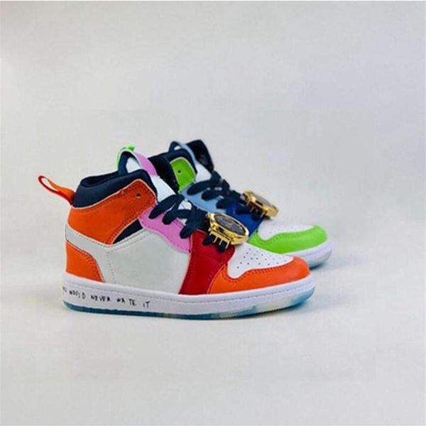 

toddler basketball shoes pine green game royal scotts sports shoes chicago bred sneakers melody mid multi-color kids shoes244t, Black