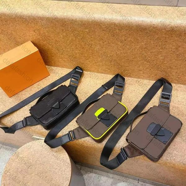

designer waist bags s lock sling men's bag monograms flower embossed leather belt bumbag fanny pack pouch beltbag