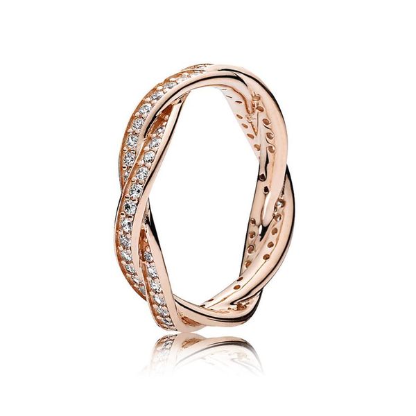 

fahmi 100% 925 sterling silver rose braided pave ring rose puzzle heart ring basic bubble silver rings love eternal braided pave23652119, Slivery;golden