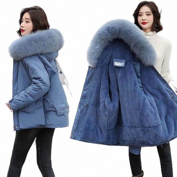 

women's down & parkas fashion winter jacket thick warm short women coat cotton hooded jackets female outwear 22c9#, Black