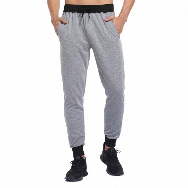 

men's pants loose jogging men 2021 casual trousers sweatpants solid gray drawstring autumn winter running outdoor o15e#, Black