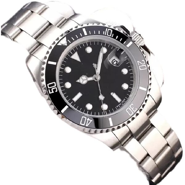 

luxury mens automatic mechanical watches classic style 41mm full stainless steel strap wristwatches sapphire super diamond watch, Slivery;brown