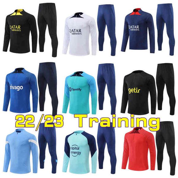 

men's tracksuits soccer kit mens kids jacket jogging tracksuits child clothing 23 training shirt football survetement children chandal, Gray