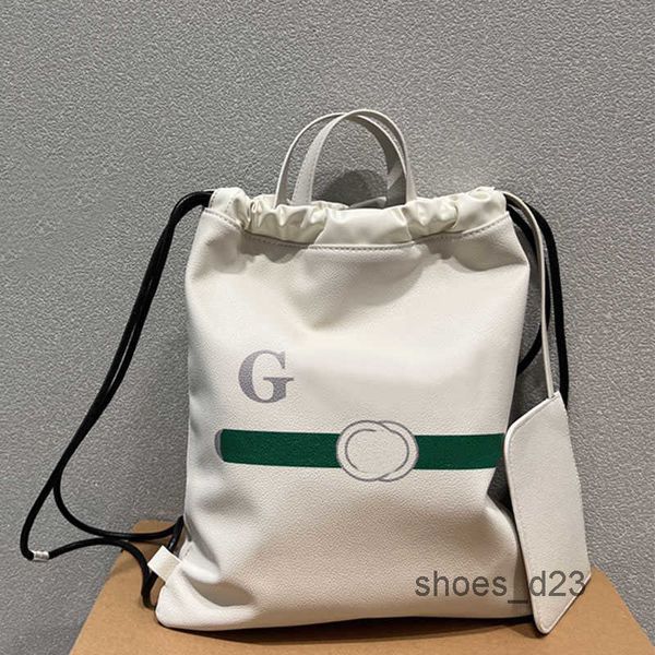 

backpack school bags drawstring fashion handbags purse genuine leather red green sign zipper wallet women back pack large capacity pocketmu