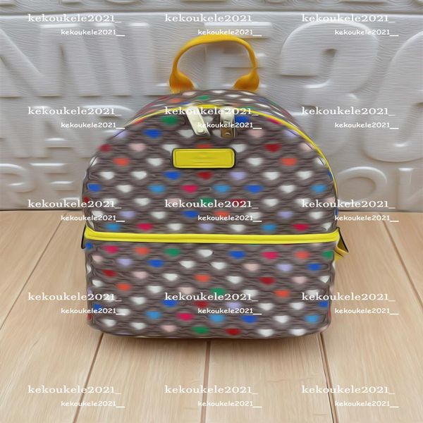

kids backpacks leather printed fashion designer cute shoulder bag for children boys girls2458