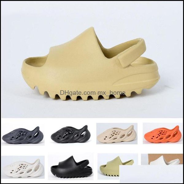 

summer sandal children shoes boy girl youth kid desert sand beach slipper foam runner bone drop delivery 2021 sandals baby kids materni302y, Black;red