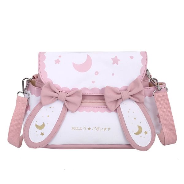 

evening bags lolita moon star printed bow tie women shoulder bag cross body 220919