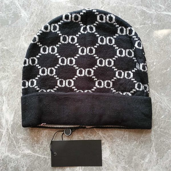 

& classic designer winter beanie design knitted autumn wool hat letter jacquard warm skull cap two types of 10 colors are optional, Yellow