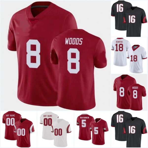 

college #5 raheim sanders #1 kj jefferson #3 matt landers #10 bumper pool #3 dwight mcglothern #0 aj green #6 rashod dubinion #7 trey knox d, Black