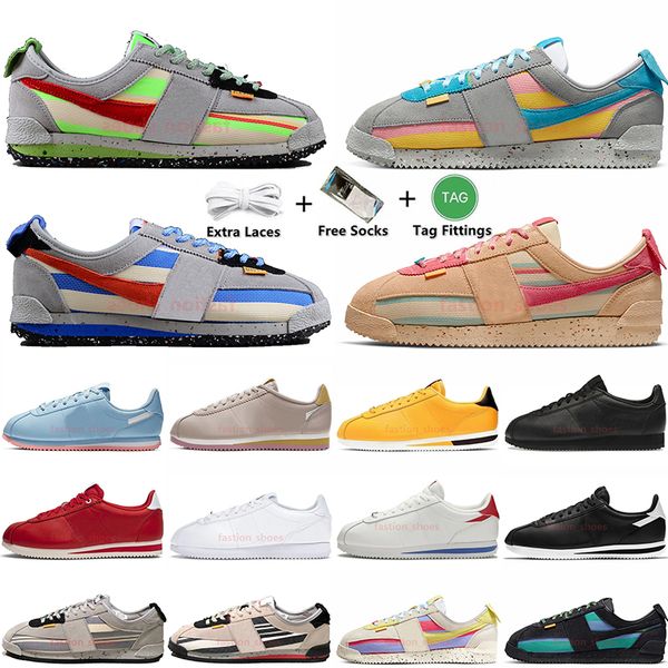 

x union la cortez casual shoes for men women sesame lemon frost light smoke grey off noir leather black triple white light bone oregon bronz