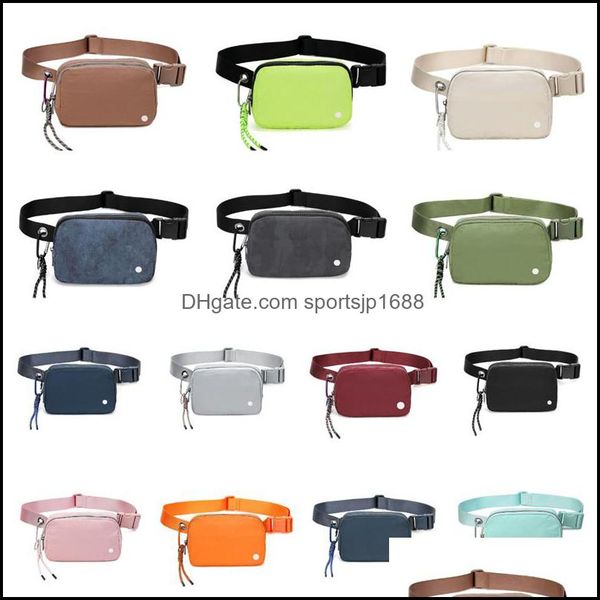 

outdoor bags outdoor bags women men waist bag gym elastic adjustable strap zipper fanny pack 60 drop delivery 2021 sports sportsjp1688 dhyls