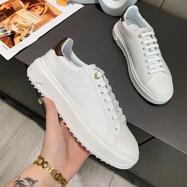 

time out sneakers women shoes genuine leather woman casual shoe size 35-41 model hxqwy00003293e, Red;white