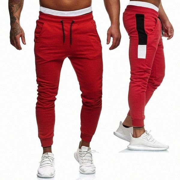 

men pants hip hop harem joggers male trousers mens patchwork sweatpants men's a3ke#, Black