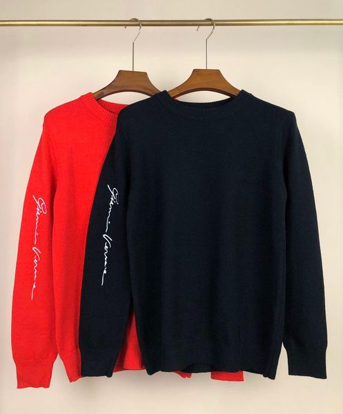 

designer sweaters mens womens pullover fashion classic quality street hip hop round neck long sleeve sweater, White;black