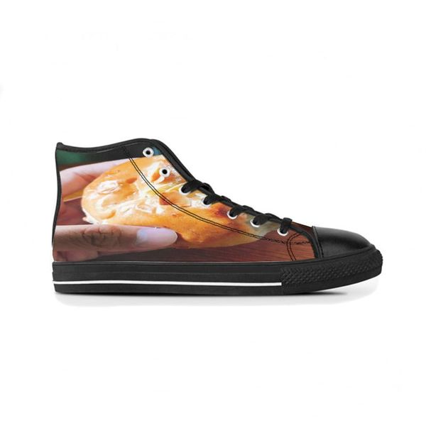 

2022 diy custom shoes classic canvas high cut skateboard casual accept customization uv printing mens womens sports sneakers waterproof comf