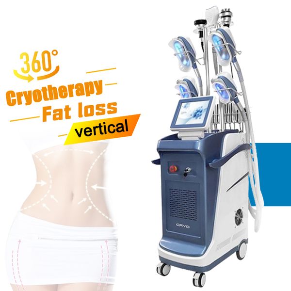 

360 degree cryo reduce fat slimming cryotherapy machine 40k 9 in1 rf cavitation lipo laser vacuum face lifting skin rejuvenation pore cellul