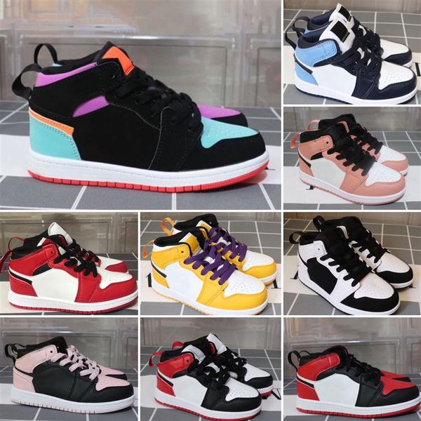 

girls boys baby toddler running shoes kids shoes j 1 children boy and gril sport sneaker athletics basketball shoes300e, Black