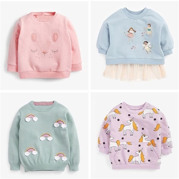 

pullover brand quality terry cotton infant babe kids sweatshirt blouse tee girls sweater hoodies children clothing baby girl clothes 220919, Blue