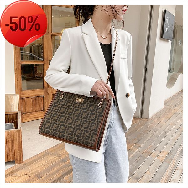 

factory clearance specials 50% off designer evening bags women's 2022 new high-capacity chain tote fashion msenger style letter shoulde