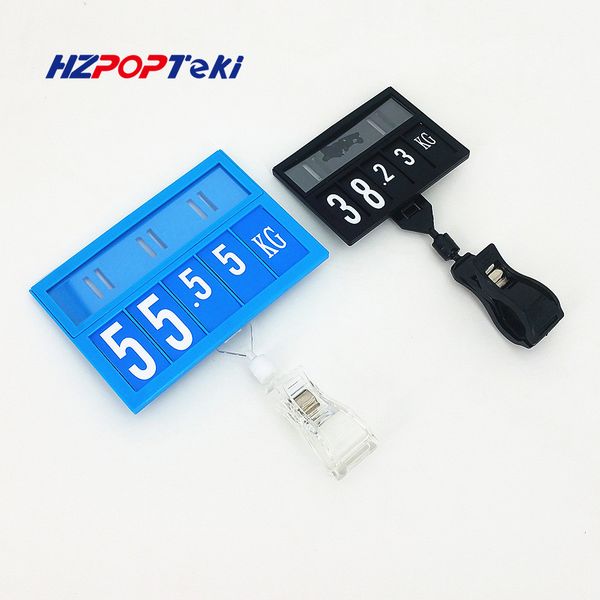 

retail supplies pop promotion price sign display posted label card plastic holder frame tube clip replaceable supermarket 10sets
