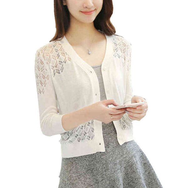 

women's sweaters new fashion women summer spring sweater female cardigan thin outerwear 2017 short design sweater cutout small cape zy3, White;black