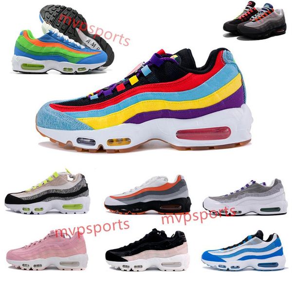 

mens maxing running shoes 95s women black white casual outdoor maxes sports trainers sneakers walking shoes2207, Black;brown