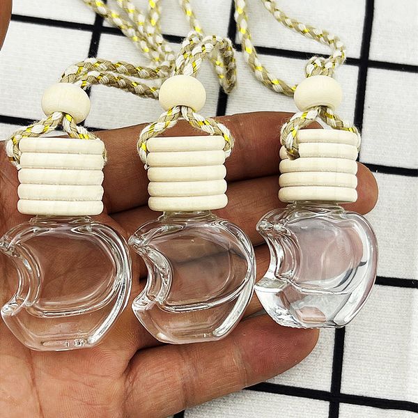 

6ml car perfume bottle pendant aromatherapy small apple glass export aromatherapy cartoon cute