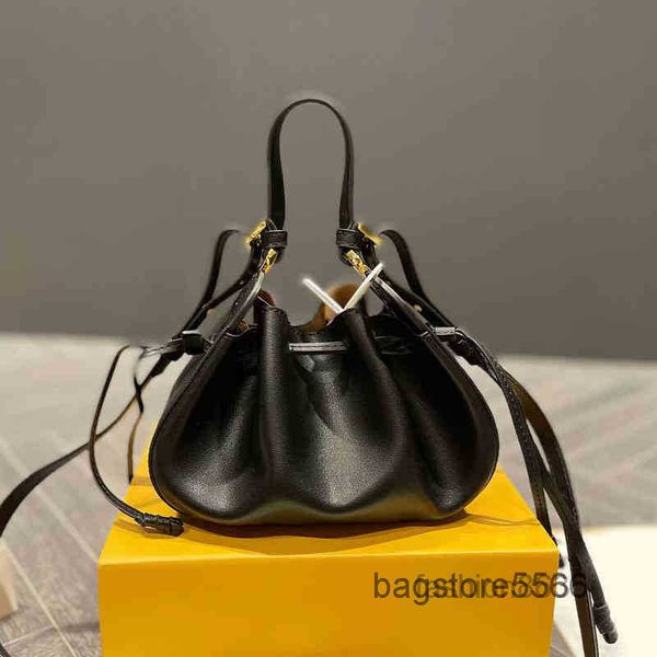

bags vintage drawstring shoulder evening bag women luxury leather crossbody bags lady purse handbags 220819multi pochette