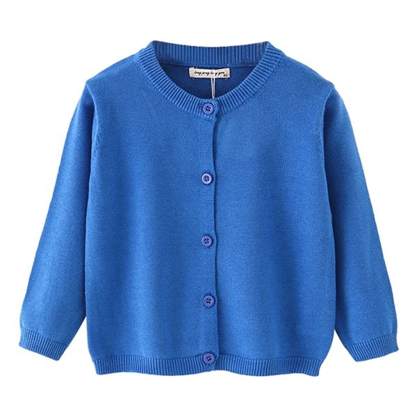 

pullover ljmofa 1-6t kid solid color classics knitwear soft comfortable warm sweaters for boy girl in air conditioner room cardigan d136 220, Blue