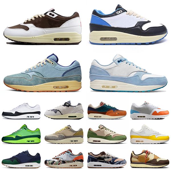 

max 1 87 runners running shoes travis x fragment monarch men trainers dirty denim tour yellow safari cobblestone airmx1 varsity kasina patta