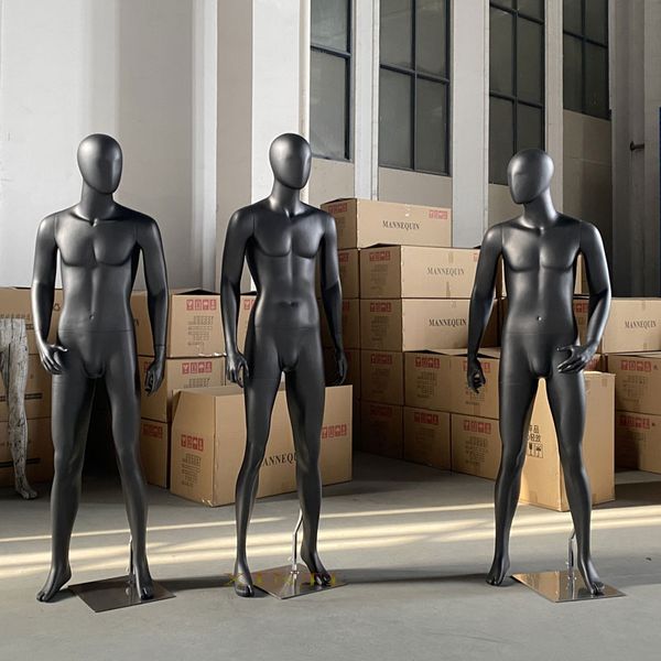 

men black mannequin new full body fiberglass male model for display, Khaki