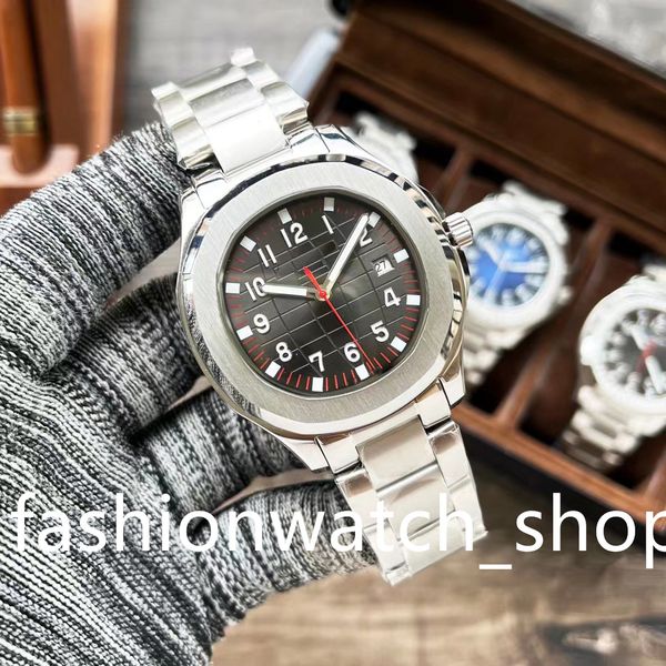 

u1new men's watch automatic movement stainless steel strap original buckle sapphire glass super luminous montre de luxe2022, Slivery;brown