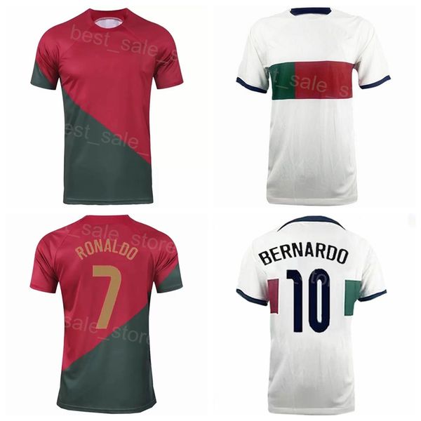 

2022 qatar world cup ronaldo soccer jerseys diogo andre silva bernardo fernandes william pereira joao cancelo guerreiro football shirt kits, Black;yellow
