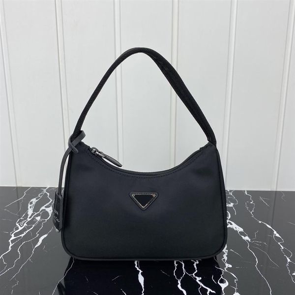 

hobo underarm shoulder bags fashion parachute fabric nylon handbags tote luxury designer moon shaped middle evening b303q