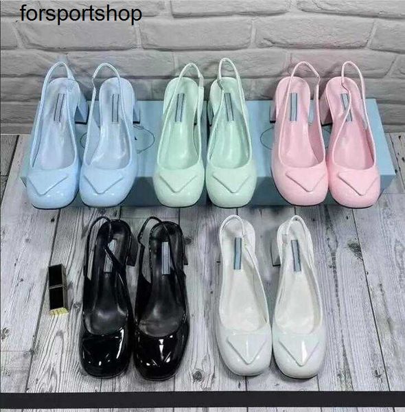 

sandals sandals women 's shoe designers shoes high heels sheepskin sole thick heel candy color summer leisure fashion mary jane leather, Black