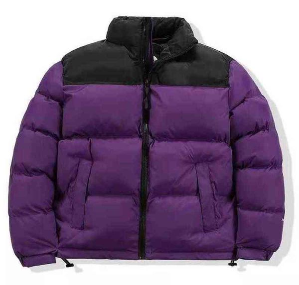 

mens north designer purple down parkas winter puffer jacket jackets woman thickening warm coat fashion men's clothing, Black