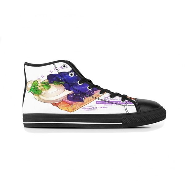 

custom shoes classic canvas high cut skateboard casual accept customization uv printing rubber mens womens sports sneakers size 38-45