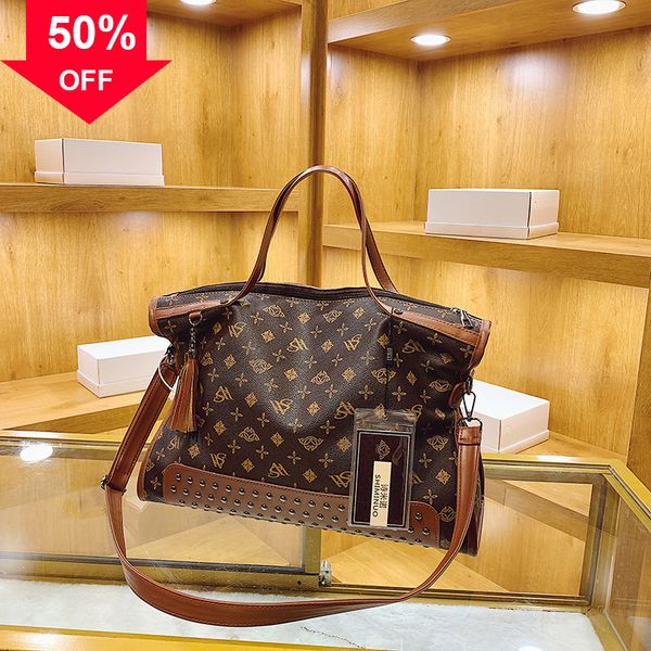

designer evening bag new shoulder mini hand large women's 2022 large capacity printed tote s